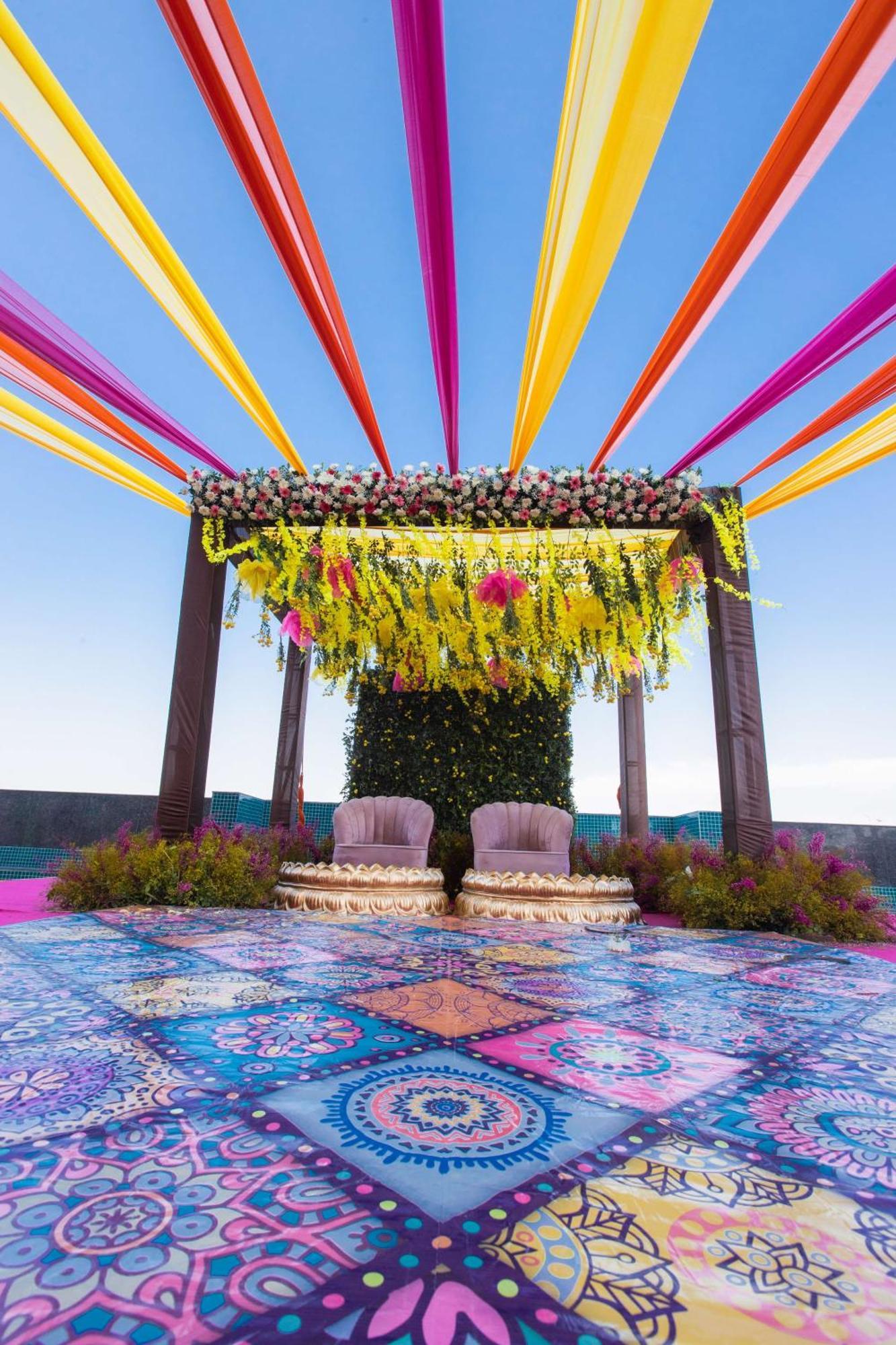 Radisson Blu Hotel New Delhi Dwarka Buitenkant foto Mandap decorated with flowers